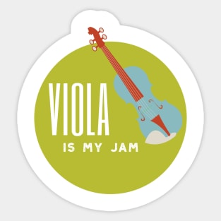 Viola is My Jam Sticker